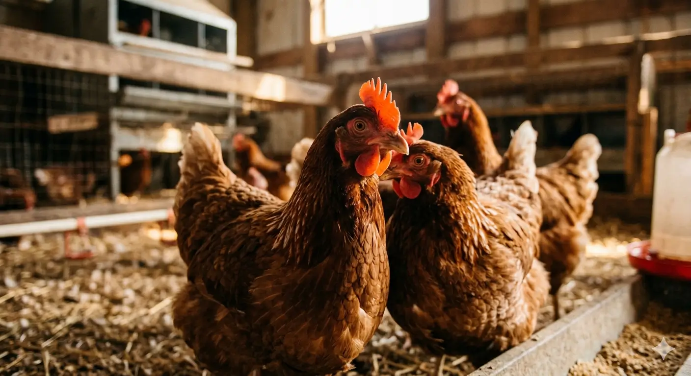 Poultry chickens